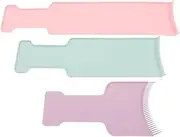 ADOCARN Balayage Foil Board Set Hair Coloring Tools 3pcs Flat Comb Hair Tools for Highlighting for Home Dyeing Salon Styling