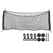 Car Rear Cargo Net 35.4" x 15.8" Adjustable Trunk Cargo Storage Net