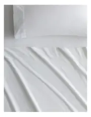 [Sheridan] Byren Percale Sheet Set in White