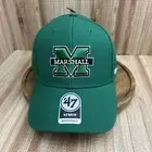 Marshall University Hat Green Adjustable Cap OSFA Thundering Herd 47’ NEW