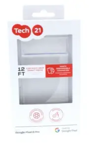 Tech21 Evo Clear Series Hard Case for Google Pixel 8 Pro Clear
