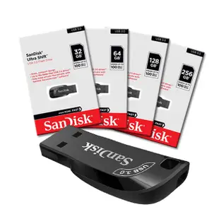 SanDisk Ultra Shift 32G 64G 128G 最新版 USB 3.0 高速 隨身碟 CZ410