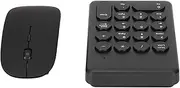 Numeric Keypad and Mouse Combo Set, Mini 18-Key UltraSlim Number Pad, Financial Accounting Number Keypad, for Laptop, PC, Computer