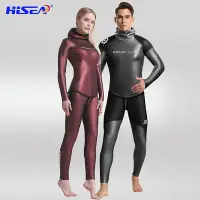 在飛比找Yahoo!奇摩拍賣優惠-新款防曬男女滑皮泳衣連體潛水服長袖長褲水母衣游泳浮潛泳衣