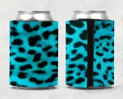 Leopard Print Personalised Stubby Holder Can Cooler