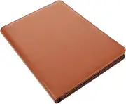 NUOBESTY Folder Zipper Bag Folio Document Organizer Business Portfolio Folder Zipper Portfolio Binder Portfolio Resume Portfolio Folder Office Portfolio Folder Padfolio Black Pu，，