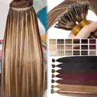 Best Micro Beads Nano Ring Tip Pre Bonded Remy Human Hair Extensions 1G 100-300S