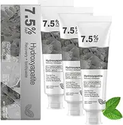 2025-7.5 Hydroxyapatite Toothpaste for Enamel Protection and Tooth Strengthening, Gentle Mint, Fresh Breath, Teeth Whitening, Fluoride-Free for Sensitive Teeth (3)
