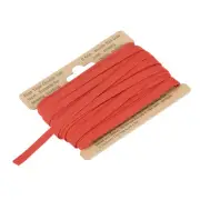 1/4 Inch Double Fold Bias Tape Continuous Bulk Bias Tape Red 10 Yards