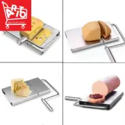 Stainless Steel 8" x 5" Cheese Slicer Cutter Manual With Extra Wire