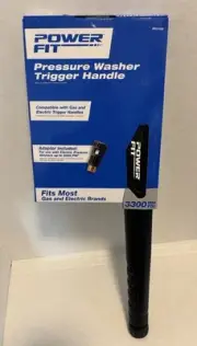 POWERFIT P.W. Trigger Handle Upto 3300 Psi Gas Or Electric (Includes Adaptor)