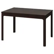 EKEDALEN Extendable table, dark brown - Get full product details