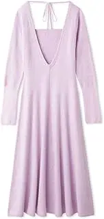[SNIDEL] SWNO235058 Women's Bare Layered Knit Dress