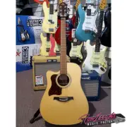 Gilman GD10CELH Left Handed Dreadnought Acoustic Electric Guitar