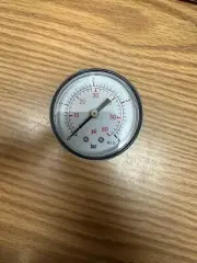 Swimming Pool Filter Pressure Gauge 1/4" Back Mount Thread 60 PSI Pool Filter