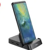 Baseus Mate USB Type-C Hub Desktop Docking Station Stand for Mobile Phone