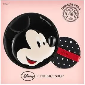 現貨出清THE FACE SHOP X DISNEY迪士尼聯名氣墊粉餅/維尼/大眼仔/米奇