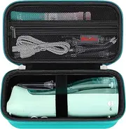 Elonbo Carrying Case for Water Dental Flosser Teeth Pick, Portable Cordless Oral Irrigator Bag, Rechargeable Travel Irrigation Cleaner Waterproof Electric Waterflosser Flossing Machine Holder, Green