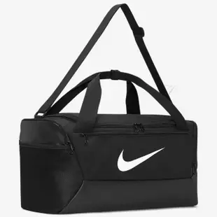 【NIKE 耐吉】健身包 大容量 旅行袋 運動 NK BRSLA S DUFF - 9.5 41L 黑 DM3976-010