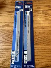 (2) NIB. Bosch T1018AFP1 10" Precision Metal Sandwich Saw Blade 24T