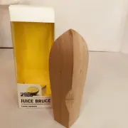Juice Bruce Wooden Lemon Lime Squeezer Juicer Citrus Press Hand Reamer Tiki Bar