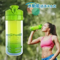 在飛比找momo購物網優惠-【好健康工坊】水動能過濾淨水壺(出外濾水淨水)