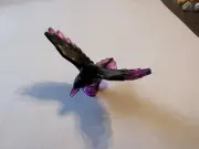 Lego Raven Black Bird With Purple Wing Tips Animal New