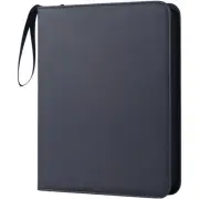 Card Binder 9 Pocket with 40 Removable Sleeves-Can Hold 720Cards,3-Ring Zippe...