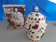 Cookie Jar Deck the Halls w/ Box