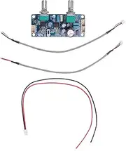 Lyaciomn Low Pass Filter Bass Subwoofer Preamp Amplifier Board Single Power DC 9-32V Preamplifier with Bass Volume Adjustment