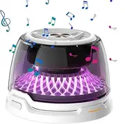 Wireless Speaker with Lights,Compact Desktop Wireless Speaker Wireless Outdoor Speaker | Stereo Speaker Practical Intelligent Wireless Speaker for Home Party Travel