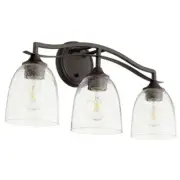 Quorum 3-Light Bathroom Vanity Light 5027-3-286 Jardin - Oiled Bronze