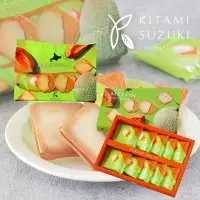 在飛比找蝦皮購物優惠-KITAMI SUZUKI 鈴木製菓 哈米瓜夾心餅乾 哈密瓜