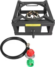 the WOK BLOCK 12" Single Propane Outdoor Burner with Built in Wok Ring. 45,000 B