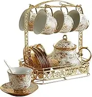 Water Carafe Teapot Set Living Room Household European Ceramic Cup Heat-Resistant Cold Kettle Cold Kettle Water Cup Beverage Serveware