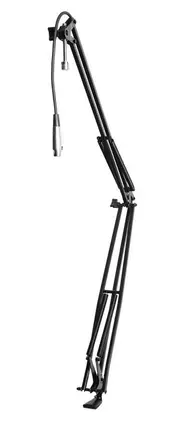 On Stage Broadcast/Webcast Microphone Boom Arm with Cable