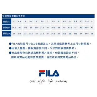 【FILA】女性 RENNO PREMIUM 運動鞋-白/藍 5-C601W-150