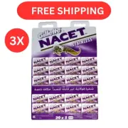 300X ✔ Double Edge Razor Blades Gilette NACET Stainless Russia Men's Razors✅