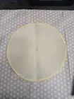 2 Packs Of 6 Round Braided Placemats Set - Yellow