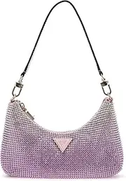 [GUESS] Zalina Mini Top Zip Shoulder Bag Orchid, Orchid