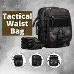 TACTICAL WAIST BAG MEN WATERPROOF WAIST POUCH WITH STRAP