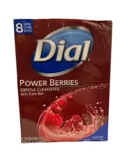 Dial Power Berries 4 oz Bar Soap - 8 Bars total