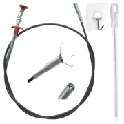 36inch Drain Snake Hair Clog Remover-Drain Auger Hair Catcher & Cleaning Brus...