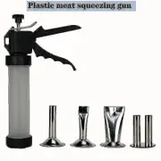 Jerky Maker Gun With 4 Stainless Steel Nozzles Hwy[HhhhS]
