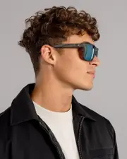 [Oakley] Oakley Men's Holbrook Xxl Polarized Sunglasses in Grey/Prizm Deep Water One Size Grey/Prizm Deep Water