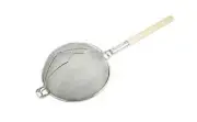 Winco MST-14D Reinforced Double Mesh Strainer w/ 14" Diameter Bowl