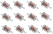 MOWFILL 12 Pack 691035 Fuel Filter Replace Briggs Stratton 691035 4129 493629 5065 Kawasaki 49019-0014 49019-0027 49019-0707 49019-7001 49019-7005 Fits 1/4" Inline Briggs Stratton Kawasaki Engines
