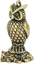 Vintage Brass Owl Figurine, Traditional Design, Perfect for Owl Lovers