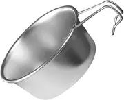JOINPAYA Portable Camping Cup Stainless Steel Outdoor Bowl Reusable Camping Travel Mug for Hiking