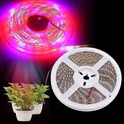 Led Plant Grow Light Strips, Full Spectrum Sunlike Growing Lamps Bar,Adhesive Waterproof 12V 16.4ft Plant Growing Fixtures for Indoor Plants Seeding Succulents Hydroponics Greenhouse Gardening